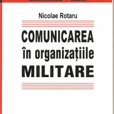 (C3965) COMUNICAREA IN ORGANIZATIILE MILITARE DE NICOLAE ROTARU, EDITURA TRITONIC, 2005