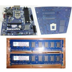 KIT: Procesor intel core i5 dual core; Placa de baza Dell; Placa Video: ATI Radeon HD5670; Placi RAM: 4GB total; foto