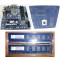 KIT: Procesor intel core i5 dual core; Placa de baza Dell; Placa Video: ATI Radeon HD5670; Placi RAM: 4GB total;