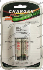 Incarcator acumulatori (R3, R6, 6F22), 2xR6/ 1200 mAh incluse - 111099 foto