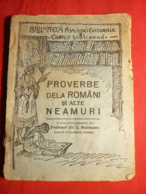 C.Muresanu - Proverbe dela Romani si alte Neamuri -ed.1935 foto