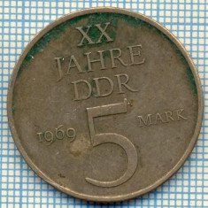 1468 MONEDA - GERMANIA( R.D.G.) - 5 MARK -anul 1969 -starea care se vede