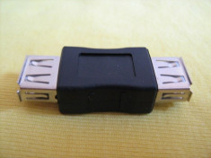 ADAPTOR USB cu 2 parti mama - mama pentru tableta , telefon , etc foto