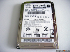 Vand hard disk laptop 60GB IDE Fujitsu MHT2060AT 60GB 4200 RPM 2MB Cache 2.5&amp;quot; IDE Ultra ATA100 / ATA-6 Notebook Hard Drive foto