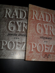 RADU GYR -POEZII - 2 VOLUME, poezia orala +stigmate foto