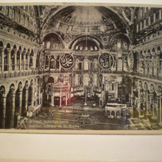 carte postala - Turcia -Istanbul - Moscheea Sf. Sofia - interior - 1935 - circulata