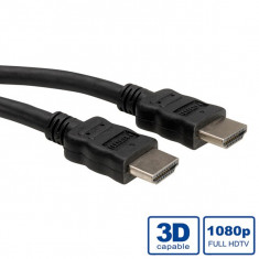 Cablu HDMI 1.4 19 T - 19 T ecranat 10m, Roline 11.04.5547 foto