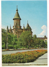 carte postala(marca fixa)-Timisoara-Catedrala ortodoxa foto