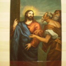 Carte postala cu tematica religioasa : Transfigurarea - Germania - tipografia Stengel &amp;Co - Dresda - dupa 1920 - scrisa necirculata