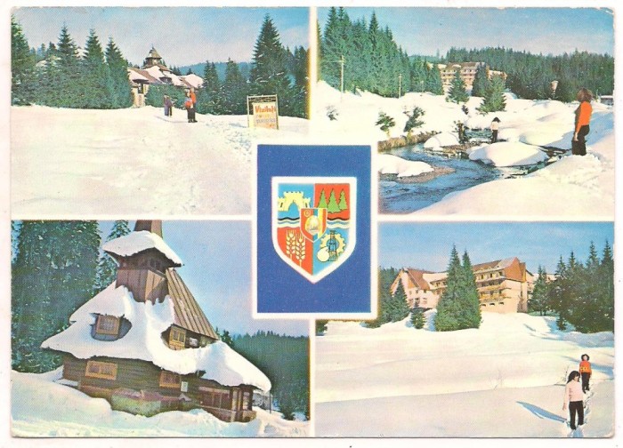 carte postala(marca fixa)-STANA DE VALE-colaj