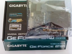 Placa Video-NOUA(Sigilata) Gigabyte GeForce 210 1GB DDR3 64bit GV-N210SL-1GI foto