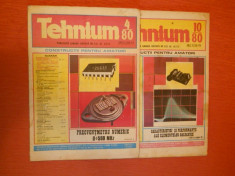 LOT REVISTE TEHNIUM DIN 1980 foto