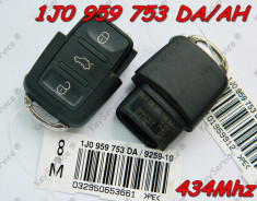 Radio-telecomanda noua OEM 1J0 959 753 DA AH VW Passat Golf Bora Polo Skoda Octavia Superb Fabia Roomster Seat Leon Toledo Ibiza Cordoba - ORIGINALA foto