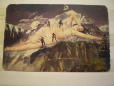 Carte postala - vedere trimisa din Viena - reproducere de arta - dupa 1920 - circulata