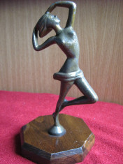 Statueta masiva Balerina vintage veche de colectie, o antichitate deosebita foto