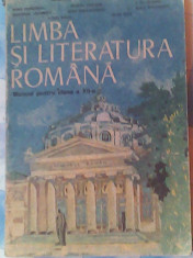 Limba si literatura romana-manual pentru clasa a XII-a (1991) foto