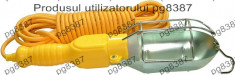 Lampa de lucru, alimentare 220 V, cablu 5 m-111946 foto