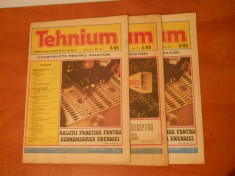 LOT REVISTE TEHNIUM DIN 1985 foto