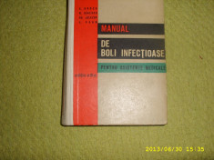 MANUAL DE BOLI INFECTIOASE PENTRU ASISTENTE MEDICALE - EDITURA MEDICALA foto