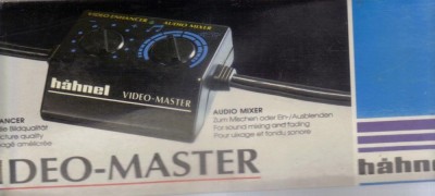 HAHNEL - VIDEO MASTER - VIDEO ENHANCER / AUDIO MIXER 240V foto