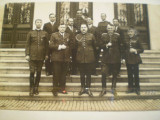 Fotografie tip carte postala - Cpt. Gh. Ionescu impreuna cu alti ofiteri superiori ai armatei romane - 1935 -, Portrete