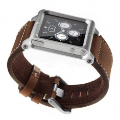 Curea-Bratara Lunatik Chicago Collection Maro, Brown pt a transforma ipod nano 6th gen. in iWatch SUPER CALITATE foto