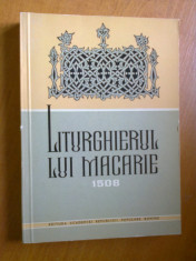 LITURGHIERUL LUI MACARIE 1508 (STUDIU DE P.P. PANAITESCU) 1961 EDITIE ANASTATICA foto