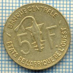 1484 MONEDA -STATELE AFRICII DE VEST(WEST AFRICAN STATES) - 5 FRANCS -anul 1992 -starea care se vede