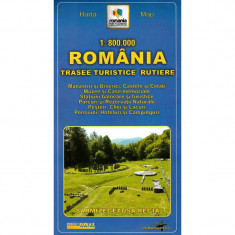 Grai Harta Romania - Trasee turistice rutiere foto