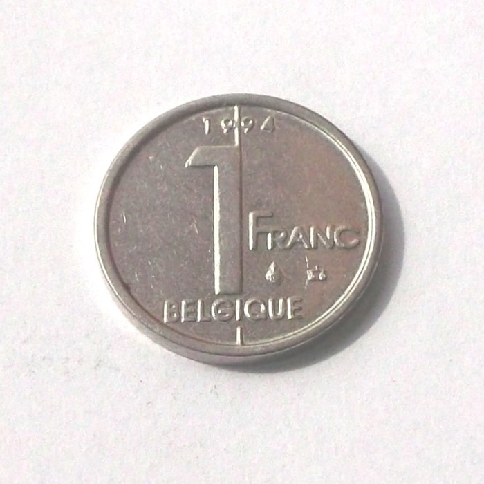 G2. BELGIA 1 FRANC 1994 - BELGIQUE - Albert II **