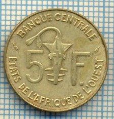 1486 MONEDA -STATELE AFRICII DE VEST(WEST AFRICAN STATES) - 5 FRANCS -anul 1994 -starea care se vede