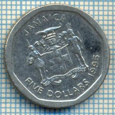 1516 MONEDA - JAMAICA - 5 DOLLARS -anul 1995 -starea care se vede