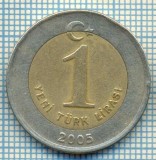 1507 MONEDA - TURCIA - 1 NEW LIRA -anul 2005 -starea care se vede