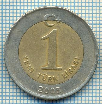 1507 MONEDA - TURCIA - 1 NEW LIRA -anul 2005 -starea care se vede foto