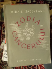 ZODIA CANCERULUI -MIHAIL SADOVEANU foto