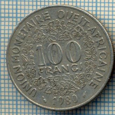 1481 MONEDA -STATELE AFRICII DE VEST(WEST AFRICAN STATES) - 100 FRANCS -anul 1980 -starea care se vede