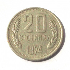 G2. BULGARIA 20 STOTINKI 1974 **