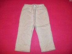 haine copii pantaloni de trening pentru fete de 9-12 luni de la H&amp;amp;amp;M 96%bumbac si 4%spandex foto