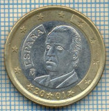 1551 MONEDA - SPANIA - 1 EURO - anul 2001 -starea care se vede