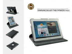 Husa rotativa 360 Samsung Galaxy Tab 2 10.1 P5100 P5110 P5113 + folie + stylus foto