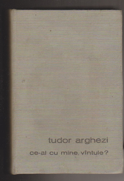 (E1251) - TUDOR ARGHEZI - CE-AI CU MINE, VANTULE? / PE O PALMA DE TARANA