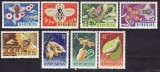 C2061 - Romania 1963 - Sericicultura si picultura,serie completa,neuzata, Nestampilat