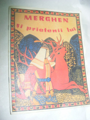 CARTE DE POVESTI,MERGHEN SI PRIETENII LUI,1989 ,FORMAT MARE foto