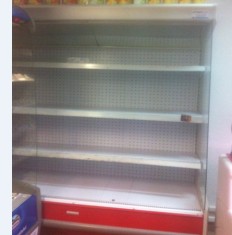 Vitrina frigorifica perdea de aer pentru fructe legume,cu agregat propriu care poate fi montat in exterior,noua,cu livrare imediata foto