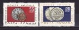 C53 - Romania 1967 - Centenarul monedei nationale,serie completa neuzata