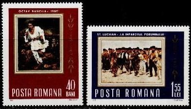 Romania 1967 - Rascoala 1907,serie completa neuzata