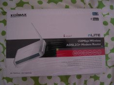 Router wireless ADSL Edimax AR-7284WnA 150Mbps, (Pentru Romtelecom) SIGILAT foto