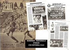Revista SPORT - 1989 - STEAUA BUCURESTI- fotbal, CSS VIITORUL CLUJ-NAPOCA- basket feminin foto