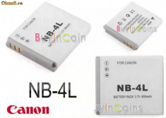 Baterie NB-4L compatibila Canon 800mAh + expediere gratuita cu Posta foto