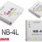 Baterie NB-4L Canon 800mAh + expediere gratuita Posta - sell by PHONICA